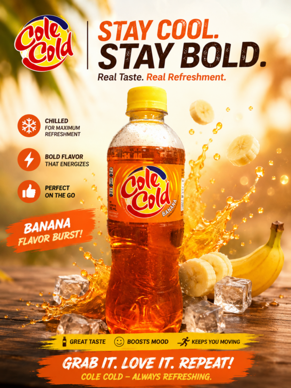 Cole Cold 355ml Banana Cole Cold Banana 355 ml X 24 units