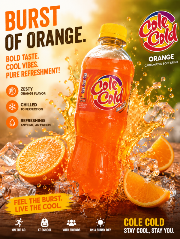 Cole Cold 355ml Orange Cole Cold Orange 355 ml X 24 units