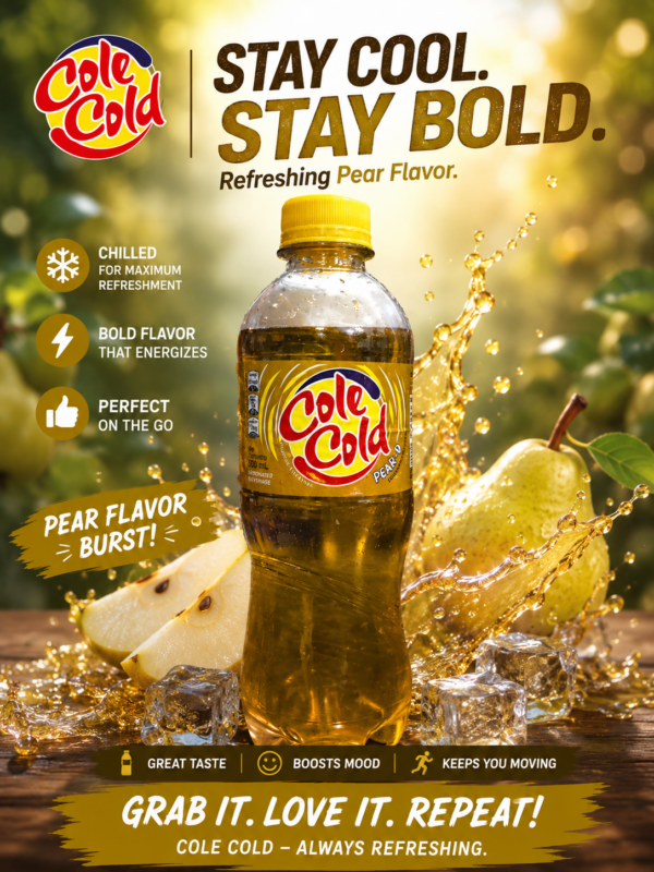 Cole Cold 355ml Pear Cole Cold Pear-D 355 ml X 24 units