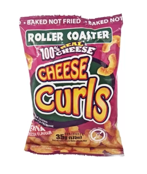 Roller Coaster Cheese Curls 35 grams X 12 units  X 4 packs