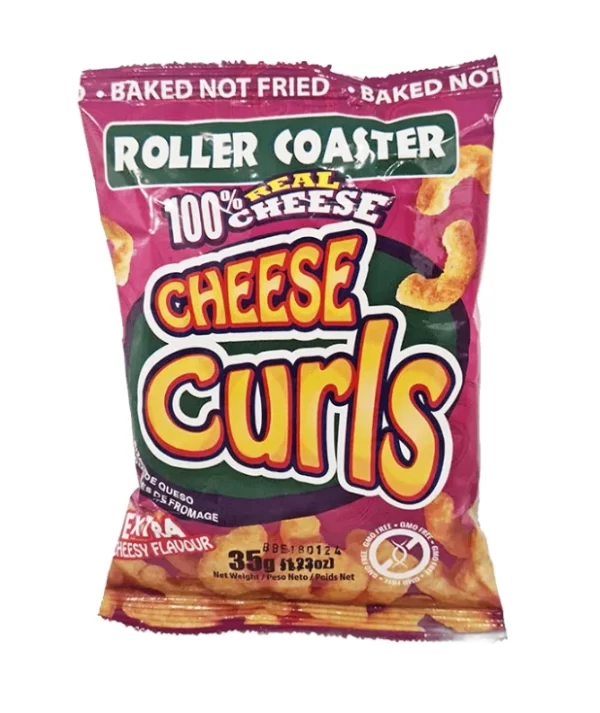 Roller Coaster Cheese Curls 35 grams X 12 units  X 4 packs