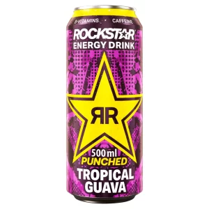 Rockstar Punched Tropical Guava Drink 500 ml X 12 units