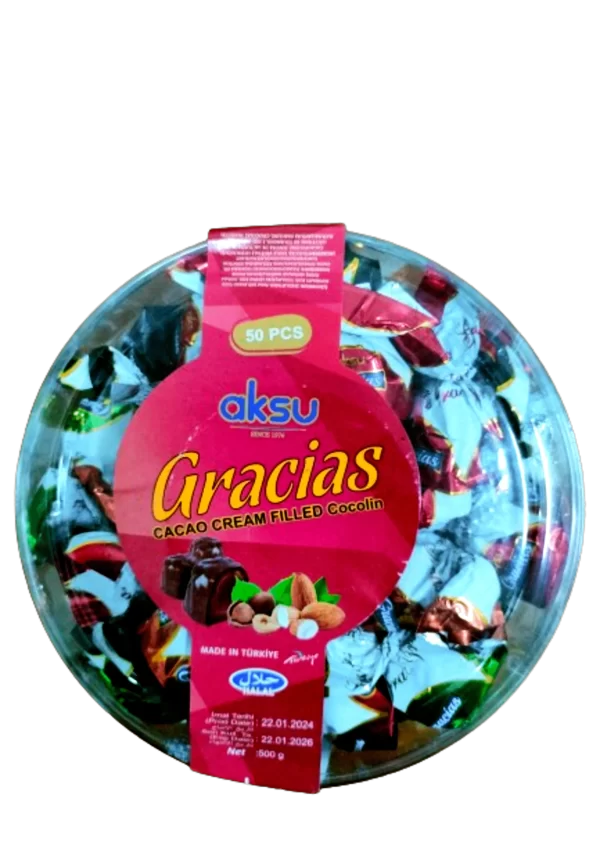 Aksu Gracias 50 Pieces - 500 grams X 16 units