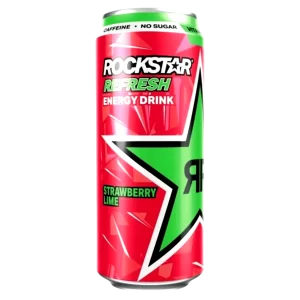 Rockstar Refresh Drink Strawberry Lime 500 ml X 12 units