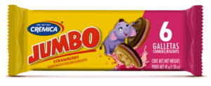 Bectors Jumbo Strawberry Cookies 45 grams X 12 X 4 units