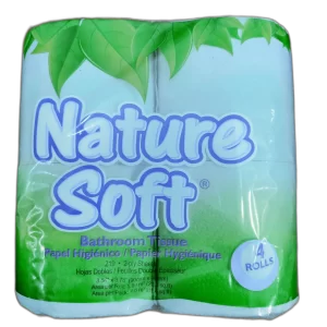 Nature Soft Bathroom Tissues - 4 rolls X 12 Units
