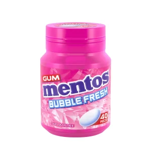 Mentos Bubble Fresh gum (24 in a tray) X 6 units