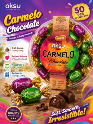 Aksu Carmelo 50 Pieces - 500 grams X 16 units