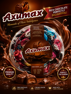 Aksu Chocolate Axumax Aksu Axumax - 500 grams X 16 Units