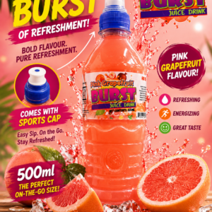 Burst Pink Grapefruit Juice Drink 500 ml X 24 units