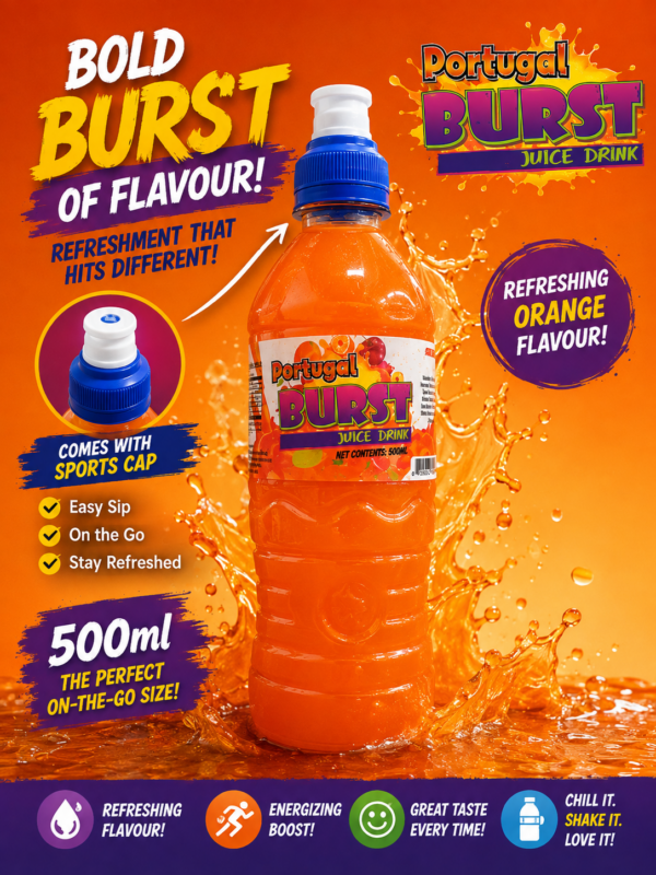 Burst Portugal Juice Drink 500 ml X 24 units