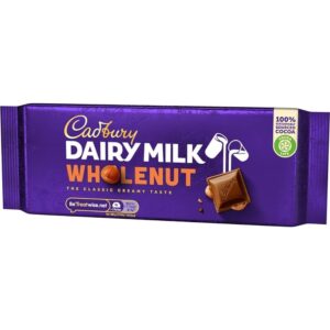 Cadbury Dairy Milk Wholenut 180 grams X 14 units