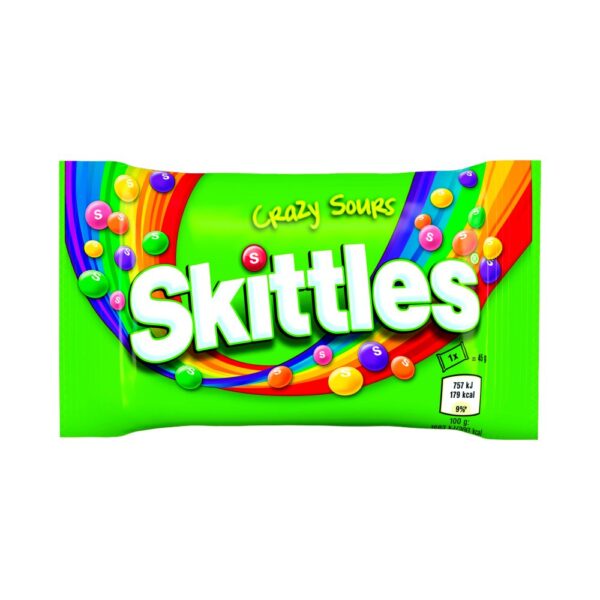 Skittles Crazy Sour 45 grams X 36