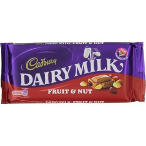 Cadbury Dairy Milk Fruit & Nut 120 grams X 18 units