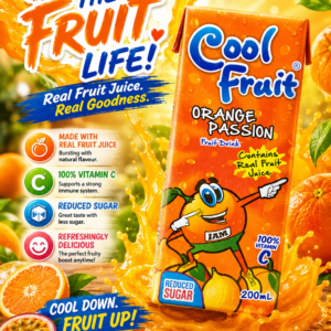 Cool fruit Juice - Orange Passion - 200 ml X 24 units