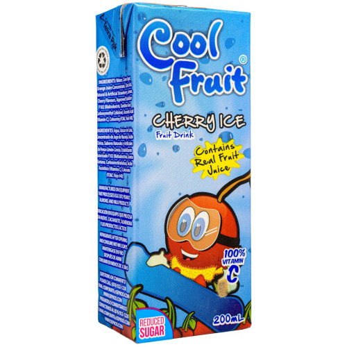 Cool fruit Juice - Cherry Ice - 200 ml X 24 units