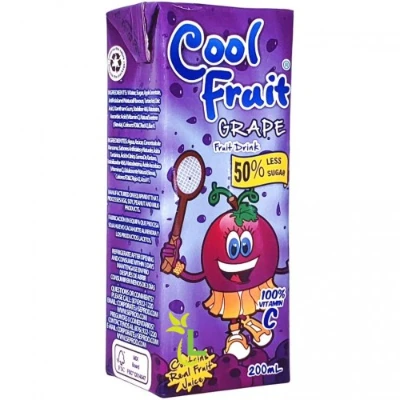Cool fruit Juice - Grape - 200 ml X 24 units