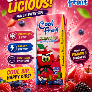 Cool fruit Juice - Apple Berry - 200 ml X 24 units