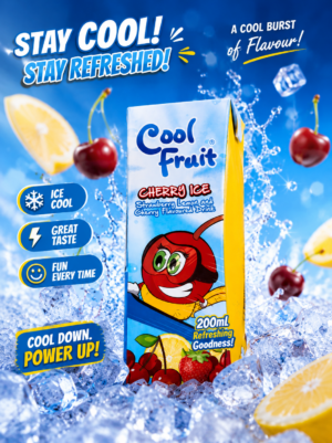 Cool fruit Juice - Cherry Ice - 200 ml X 24 units