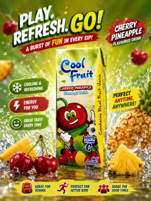 Cool fruit Juice - Cherry Pine - 200 ml X 24 units