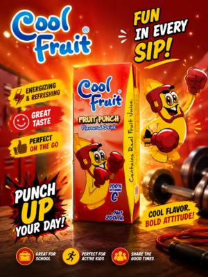 Cool fruit Juice - Fruit Punch - 200 ml X 24 units