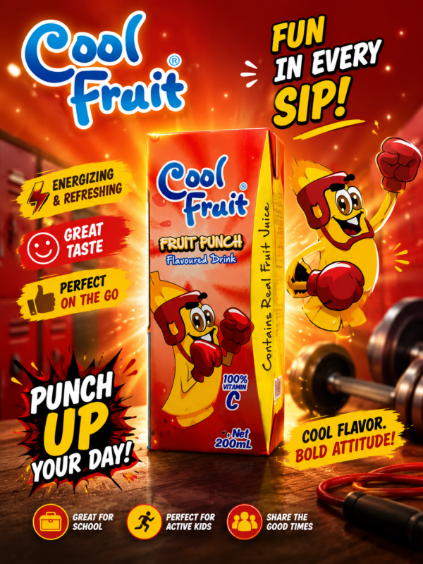 Cool fruit Juice - Fruit Punch - 200 ml X 24 units
