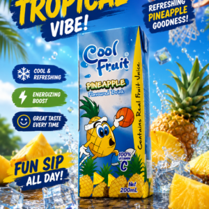 Cool fruit Juice - Pineapple - 200 ml X 24 units