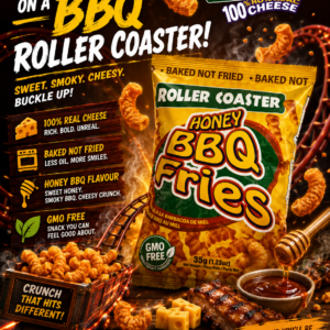 Roller Coaster Honey BBQ Fries 35 grams X 12 units  X 4 packs