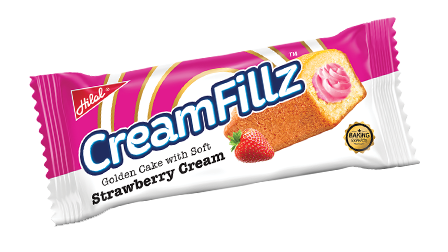 Cream Fillz Cake Strawberry 29G X 10
