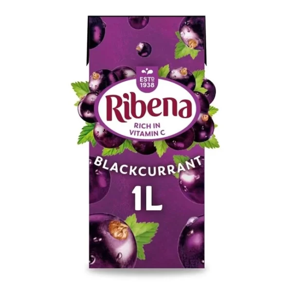 Ribena Blackcurrant 1000 ml X 12 units