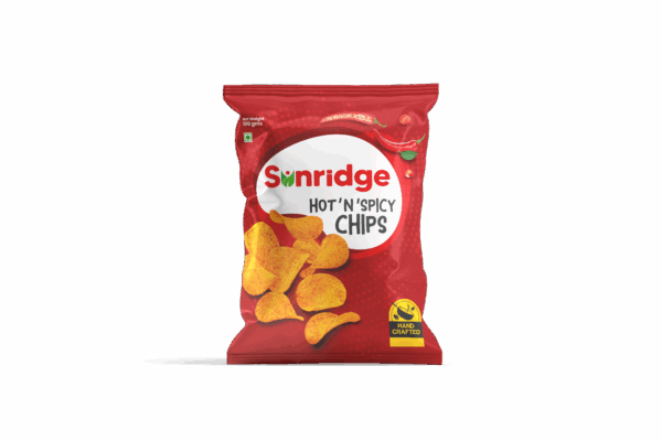 Sunridge Chips - Hot 'N' Spicy  50g X 12