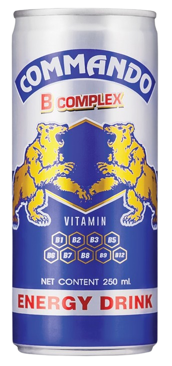 Commando Energy Drinks 250ml X 24 Tins