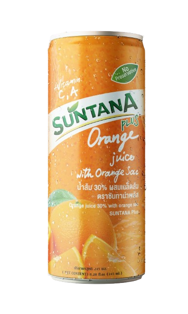 Suntana Juice - Orange 250ml X 24 Tins