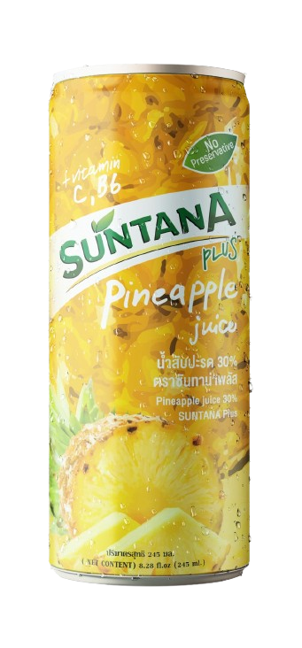 Suntana Juice - Pineapple 250ml X 24 Tins