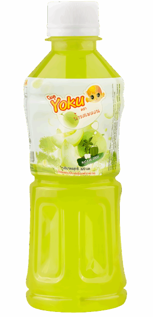 Yoku Fruit Juice with Coconut - Melon 250ml X 24 Bottles