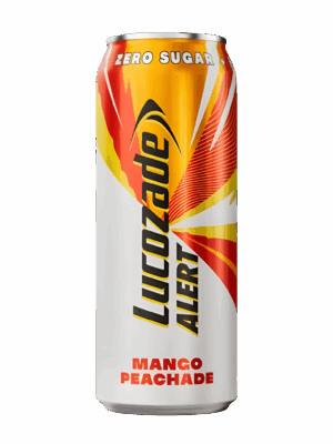 Lucozade Alert Mango Peachade 500ml X 12 Tins