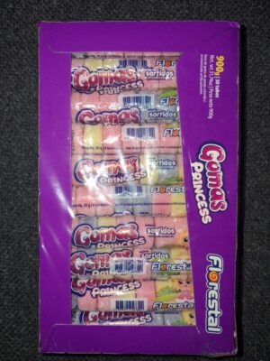 Florestal Gomas Tube Jelly Candy - Princess - 30gx30x12