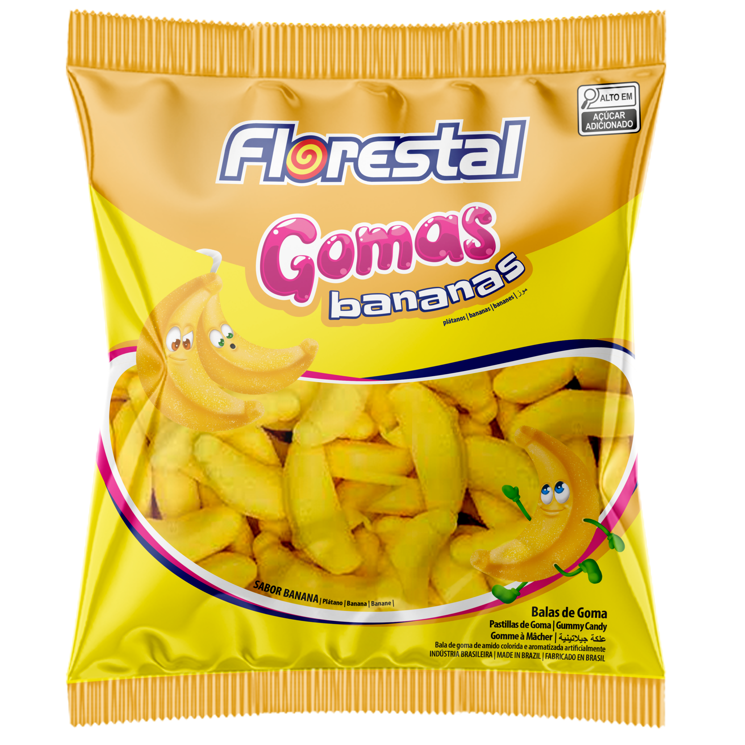 Florestal Jelly Candy - Banana - 60gx36