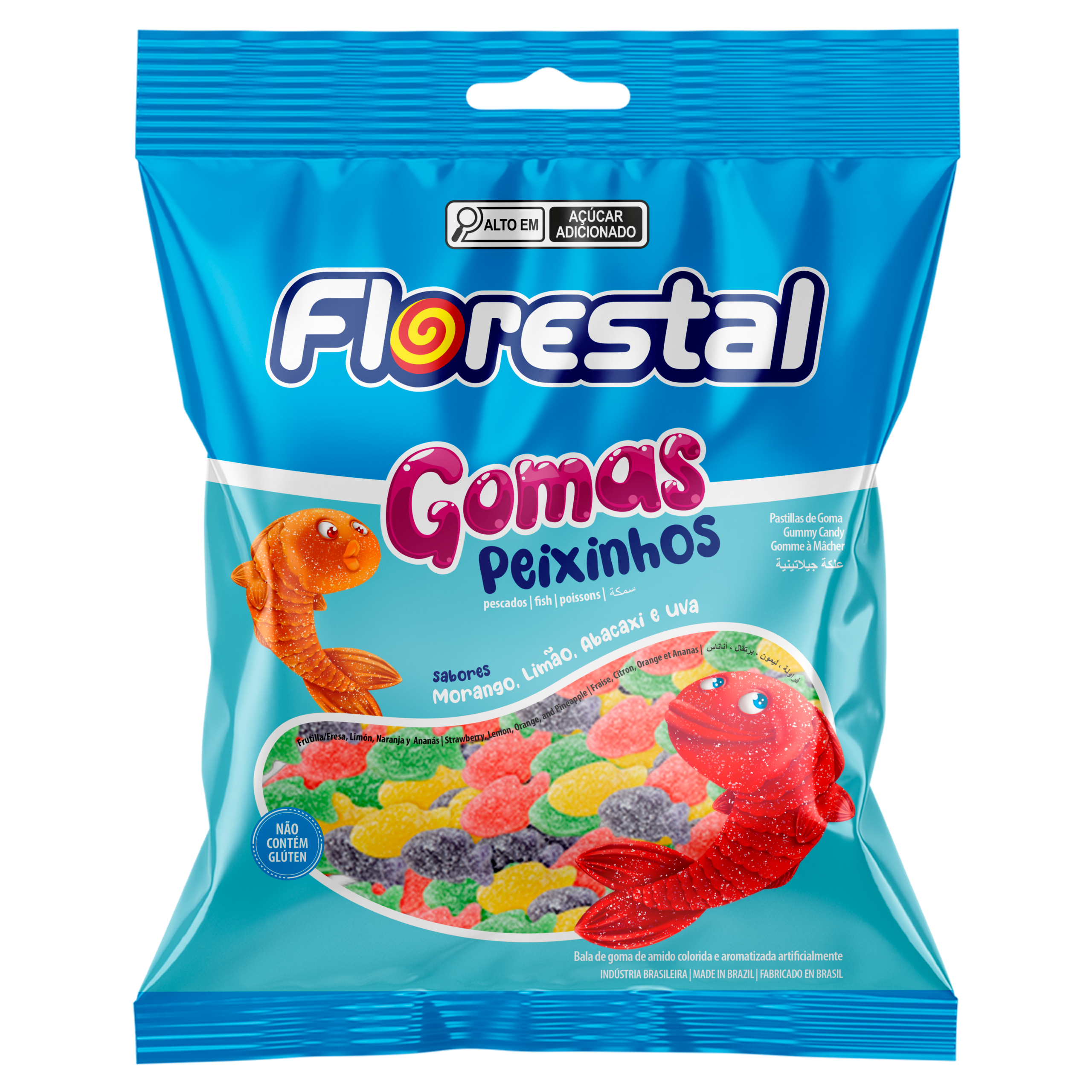 Florestal Gomas Jelly Candy - Fish - 150gx30