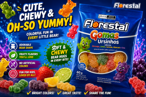 Florestal Jelly Candy - Bears - 60gx36