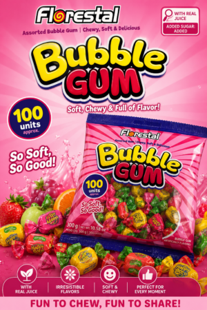 Florestal Bubble Gum - 100pcs