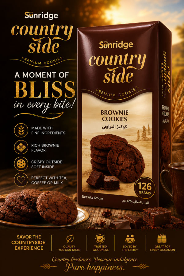 Sunridge Country Side Brownie Cookie 126g X 24 Units