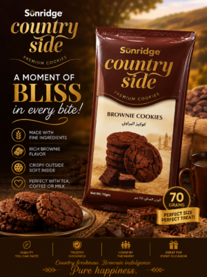 Sunridge Country Side Brownie Coockies 70g X 48 Units